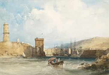 A marseille-i kikötő bejárata
