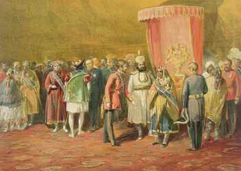 India csillagának első beruházása, 1863 (chromolitho)