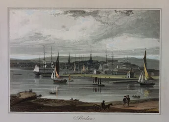 Aberdeen, Richard Ayton „Utazás Nagy-Britannia körül” című művéből