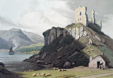 Aros kastély, Mull-sziget, Skócia, 1818