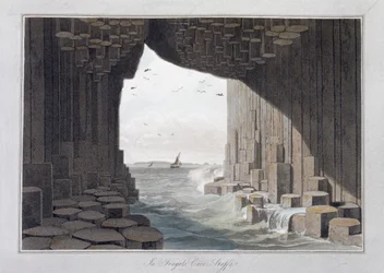Fingal barlangjában, Staffában, Skóciában, 1829