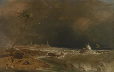 Madras, vagyis Szent György-erőd a Bengáli-öbölben – elvonuló vihar [1833, Royal Academy of Arts, London, kiállítási katalógus]