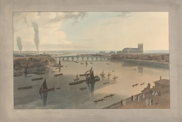 VI. tábla: London, a Westminster híd és az apátság