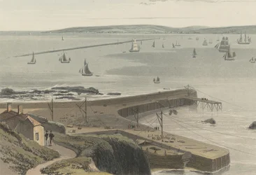 Rakpart Straddon Pointnál, Plymouth közelében