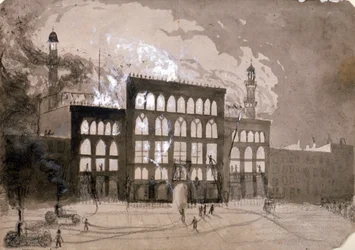 Tűz az Alhambra Színházban, Leicester Square, London, 1882 1883
