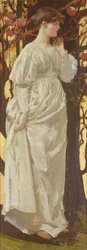 Hallás, 1880 (olaj és aranyfesték, vászon)