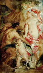 Allegorikus tanulmány, vázlat (olaj, vászon)