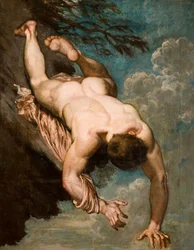 Manlius Hurled from the Rock, 1818.