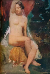 Nő a szökőkútnál, 1840.