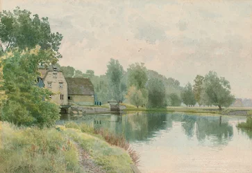 Houghton malom az Ouse folyón, 1914