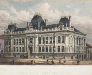 Városháza, Wolverhampton, 1871 körül