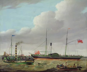 The Lion off Goole (olaj, tölgyfa panelen)
