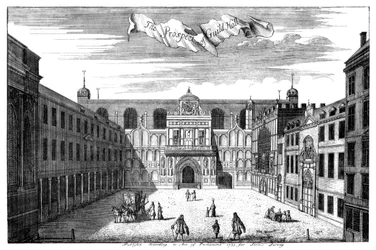 Prospect of Guildhall, City of London, 1755 1886.