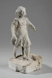 Makett futó lányfigurához (gipsz) (lásd még: 440337)