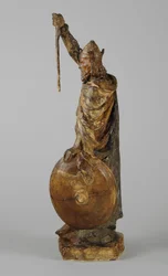 Makett Nagy Alfréd szobrához, 1901 körül (festett vakolat) (lásd még: 876154-5)