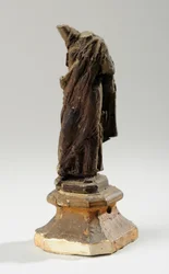 Maquette Courage figurájához a Gladstone Memorialon a The Stranden, London, 1905 körül (gyurma)