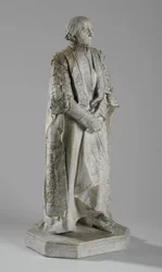 Maquette William Ewart Gladstone szobrához a The Stranden, Londonban, 1905 körül (gipsz) (lásd még: 876153)