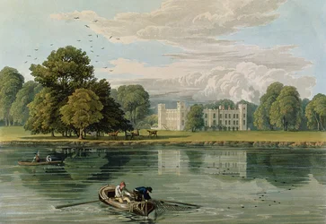 Sion House, metszett: Robert Havell (1769-1832) 1815 (színes metszet)