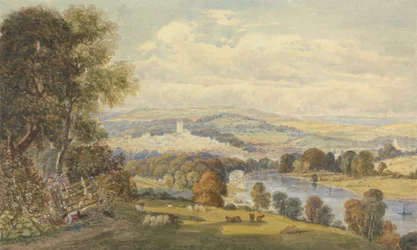 Kilátás Totnesre, Devon