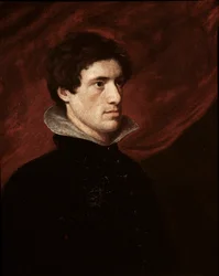 Charles Lamb angol író portréja (1775-1834) William Hazlitt (1775-1830) festménye 19. század V. 76,2x62,2 cm London, National Portrait Gallery
