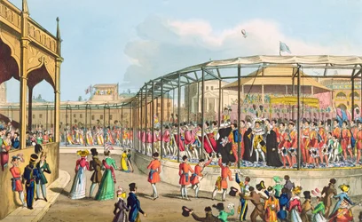 IV. György koronázási menete, 1821
