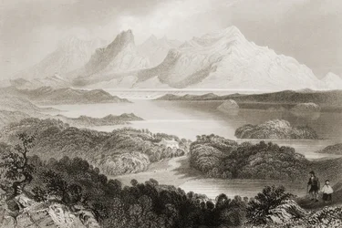 Garromin-tó, Connemara, Galway megye, George Virtue 