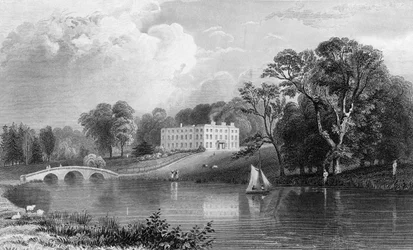 Rivenhall Place, Essex, metszett John Carr Armytage, 1831