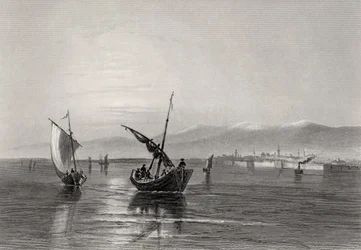 A Balkán, Bulgária, Widden közeléből, J. Godfrey metszete