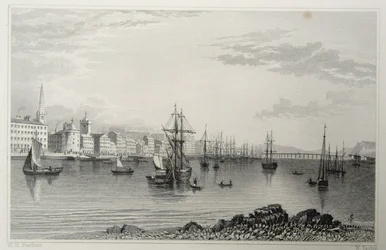 Waterford, Írország, metszett W. Taylor