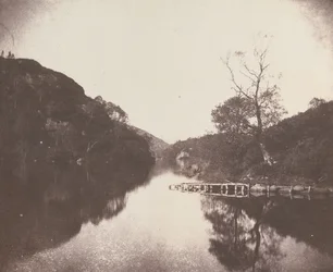 A Loch Katrine mólója, jelenet „A tó asszonyá”-ból