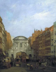 „Temple Bar from the Strand”, London, 1873