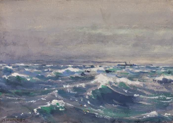 A Bremen gőzhajón, Nova Scotia mellett, 1880.