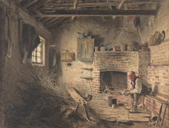 A favágó reggelije A gallygyűjtő étkezése, kb. 1832-34.