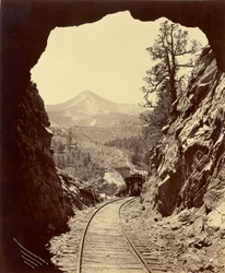 Cameron kúpja a 4-es alagútból, Colorado Midland Railway
