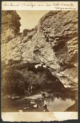 [Természetes híd, felülről, La Prêle-kanyon, Wyoming]