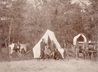 Kirándulás a Szent Kereszt-hegyre, 1874
