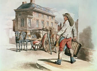 Refuse Collector, a „Csumes of Great Britain”-ből, William Miller, 1805