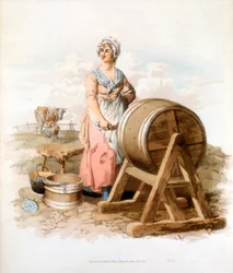 Vajat készítő nők, 1808