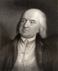 Jeremy Bentham, S. Freeman (1773-1857) metszete a „National Portrait Gallery IV. kötetéből”, megjelent 1835 körül