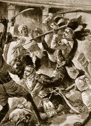 Lucknow második megkönnyebbülése, 1857. november (litho)