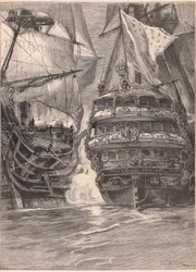 Támadás a Ville de Paris ellen Kr. u. 1782-ben