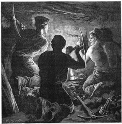 Szénbányászati baleset, Tynewydd Colliery, Dél-Wales, 1877. április c1885
