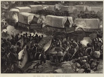 A zulu háború, a Laager védekezési módszer