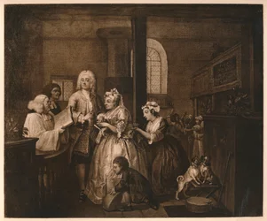 A Rakes Progress - 5: He Marries, 1733.
