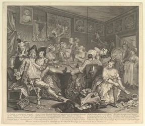 A Rakes Progress, 3. tábla, 1735. június 25.