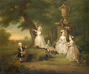 „Gyermek teaparti”, 1730