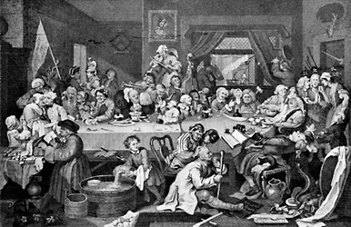 Választási mulatság, 1755