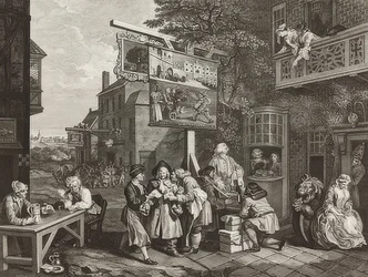 Egy választás négy lenyomata / Az általános választások. 2. lap: Szavazatgyűjtés. 1757