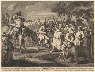 Hudibras első kalandja, tizenkét nagy illusztráció Samuel Butlers számára Hudi..., 1725. február–26.