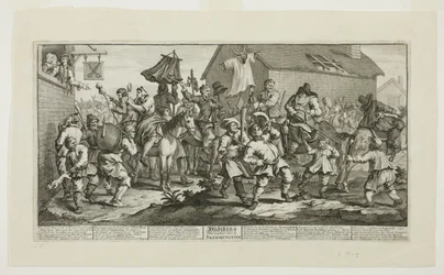 Hudibras és a Skimmington, a Hudibras hetedik táblája